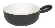 Kaltenbach fondue pot 23 cm black cream