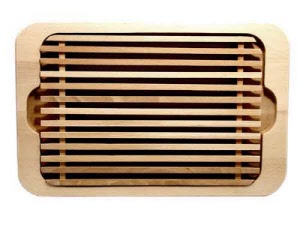 Kisag bread board with rust beech 36 x 26 x 2.0 cm