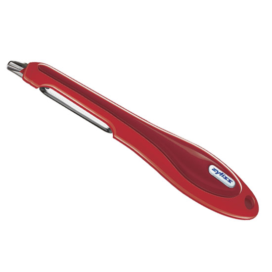 Zyliss Swivel tomato peeler, red
