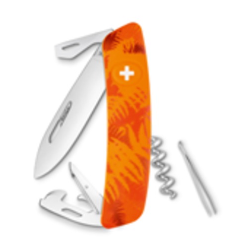 Swiza pocket knife Filix orange 11 sparks including corkscrew SB