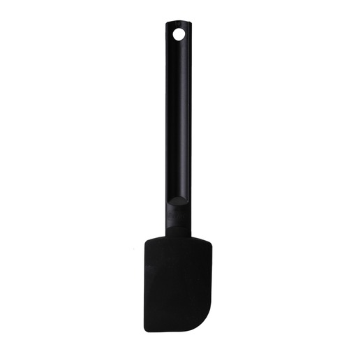 Silicone scraper black plastic handle 28cm