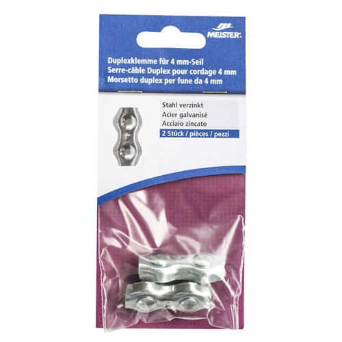 Meister Duplexklemme 4mm