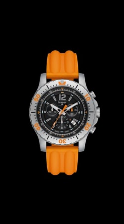Traser H3 Uhr Extreme Sport Chrono Silikon Orange