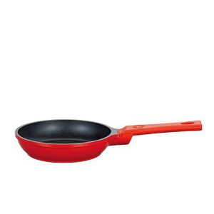 Spring frying pan Vulcano Mini Line red